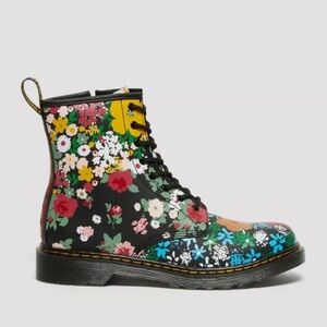 Dr. Martens 1460 Pascal Floral Mash Up Combat Boots EU38 US 7